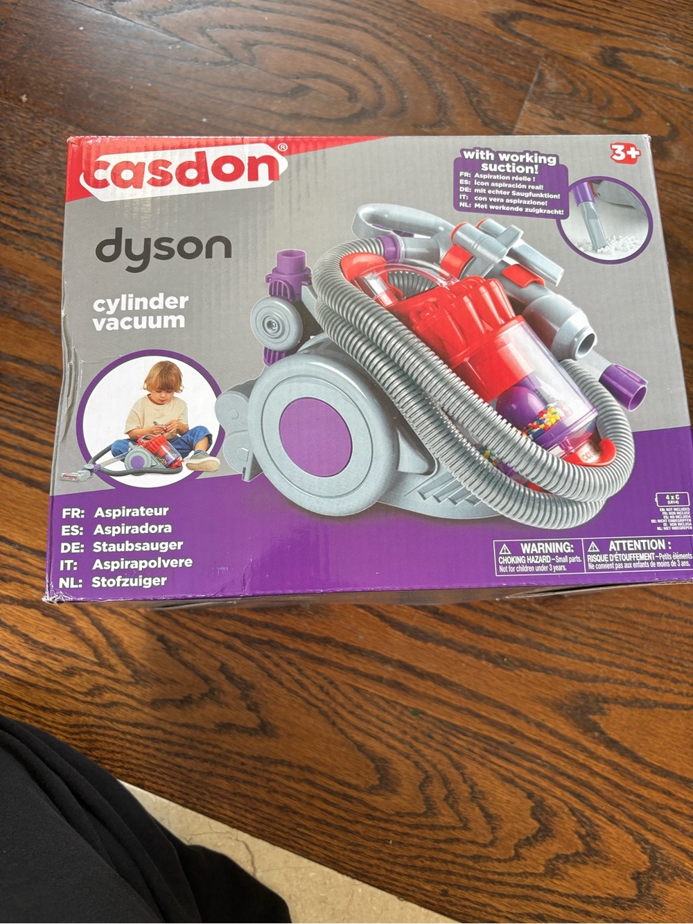 Dyson Cylinder Vacuum Toy - Red & Purple